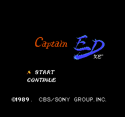 Captain Ed Title Screen